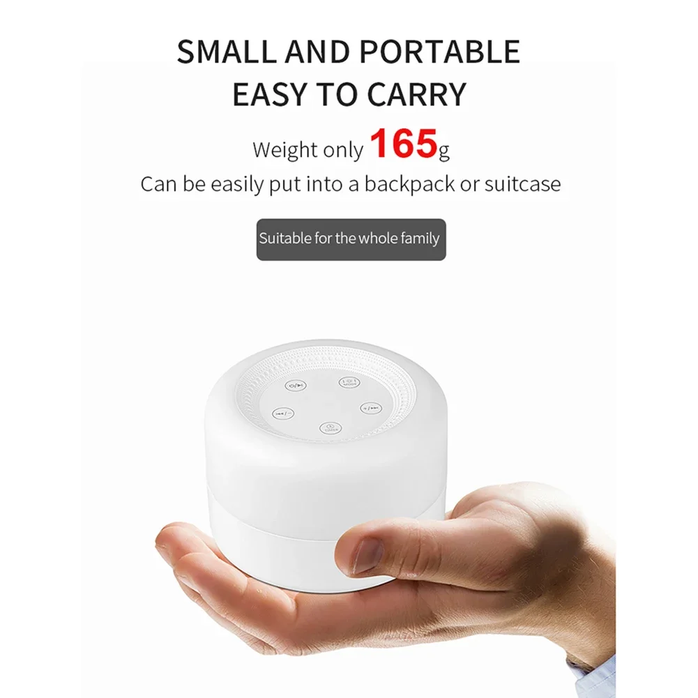 White Noise Machine Baby - Generator szumów białych na biurko z