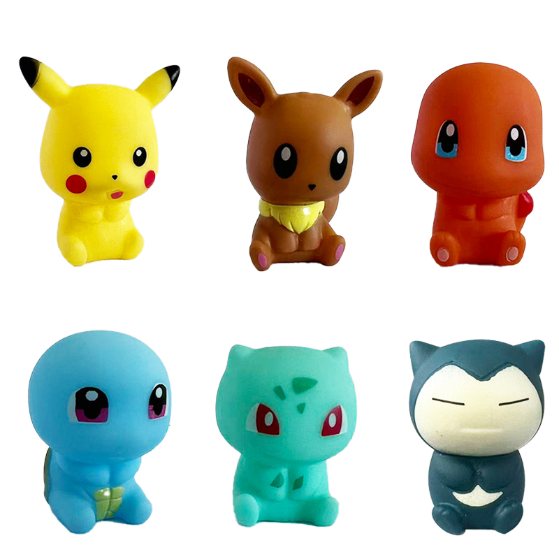 Baby Products For Bathing - 6 szt. Zabawki do kąpieli Pokemon