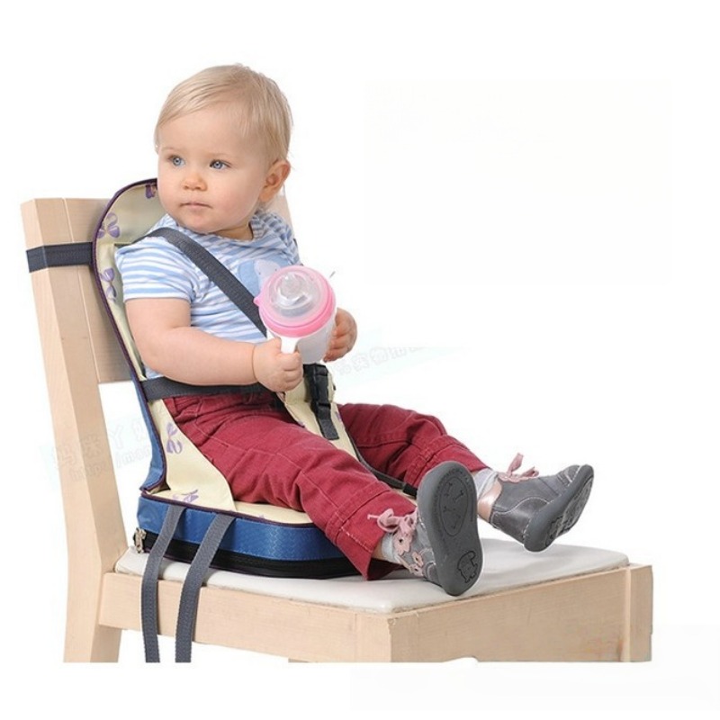 Baby High Chair Booster - Składane krzesełko podwyższające dla niemowląt -