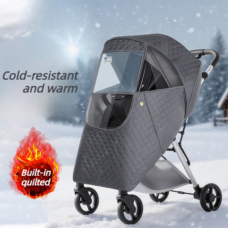 Stroller Rain Cover - Osłona przeciwdeszczowa do wózka dziecięcego, uniwersalna