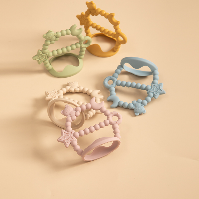 Teething Mitten Baby - Gryzak dla niemowląt, silikonowa rękawica gryzak