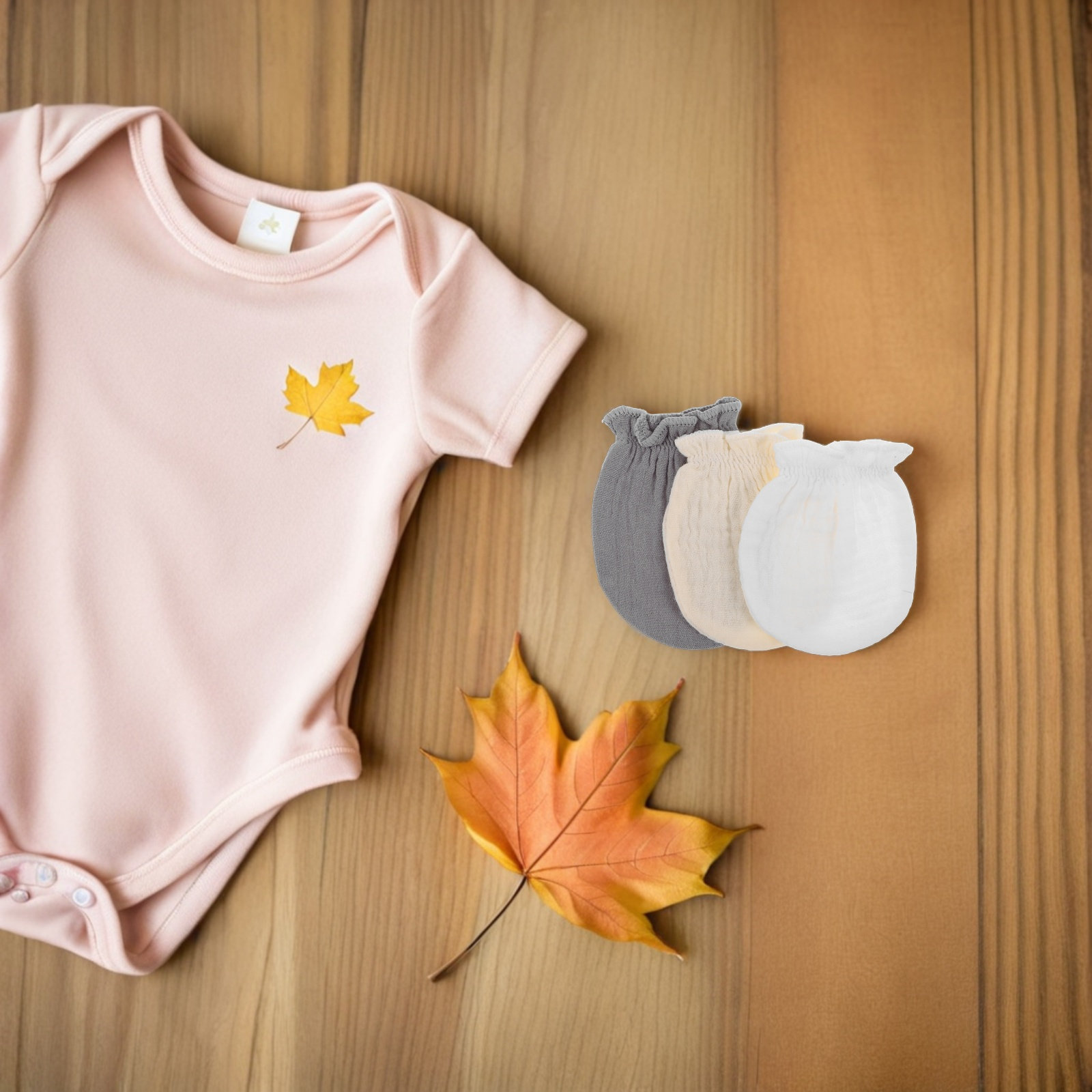 Teething Mitten Baby - 6 par rękuszek dla niemowląt, oddychające