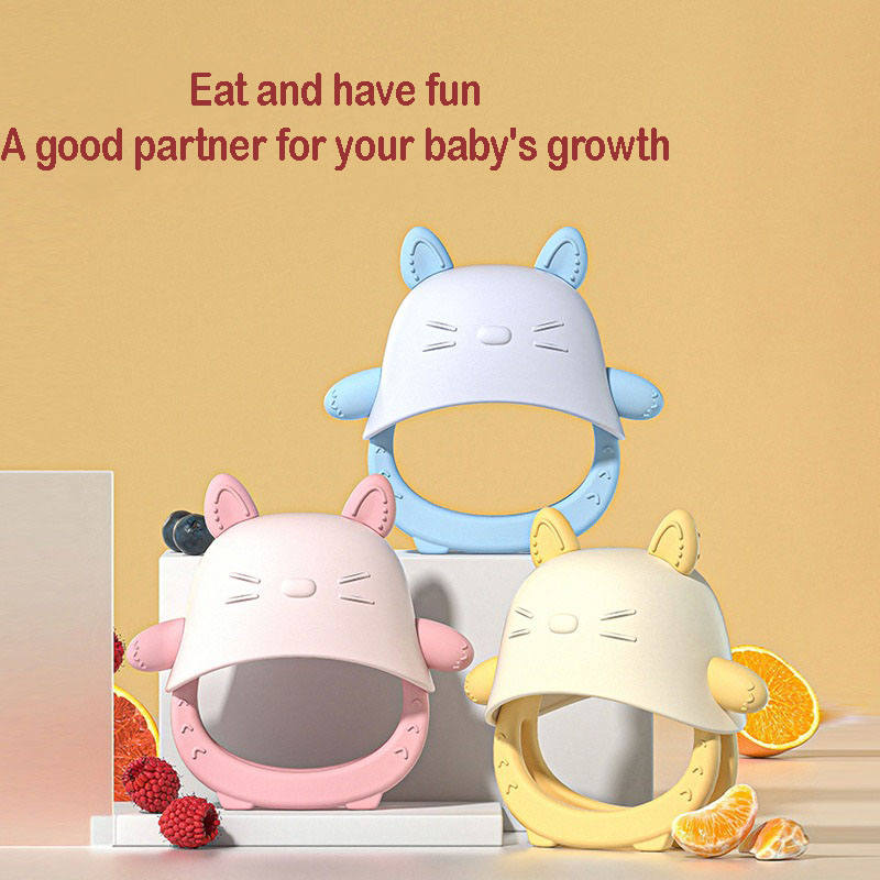 Teething Mitten Baby - Miękka silikonowa rękawiczka do gryzienia dla