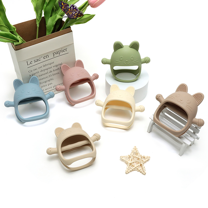 Teething Mitten Baby - Silikonowe rękawice dla dzieci smoczki dla
