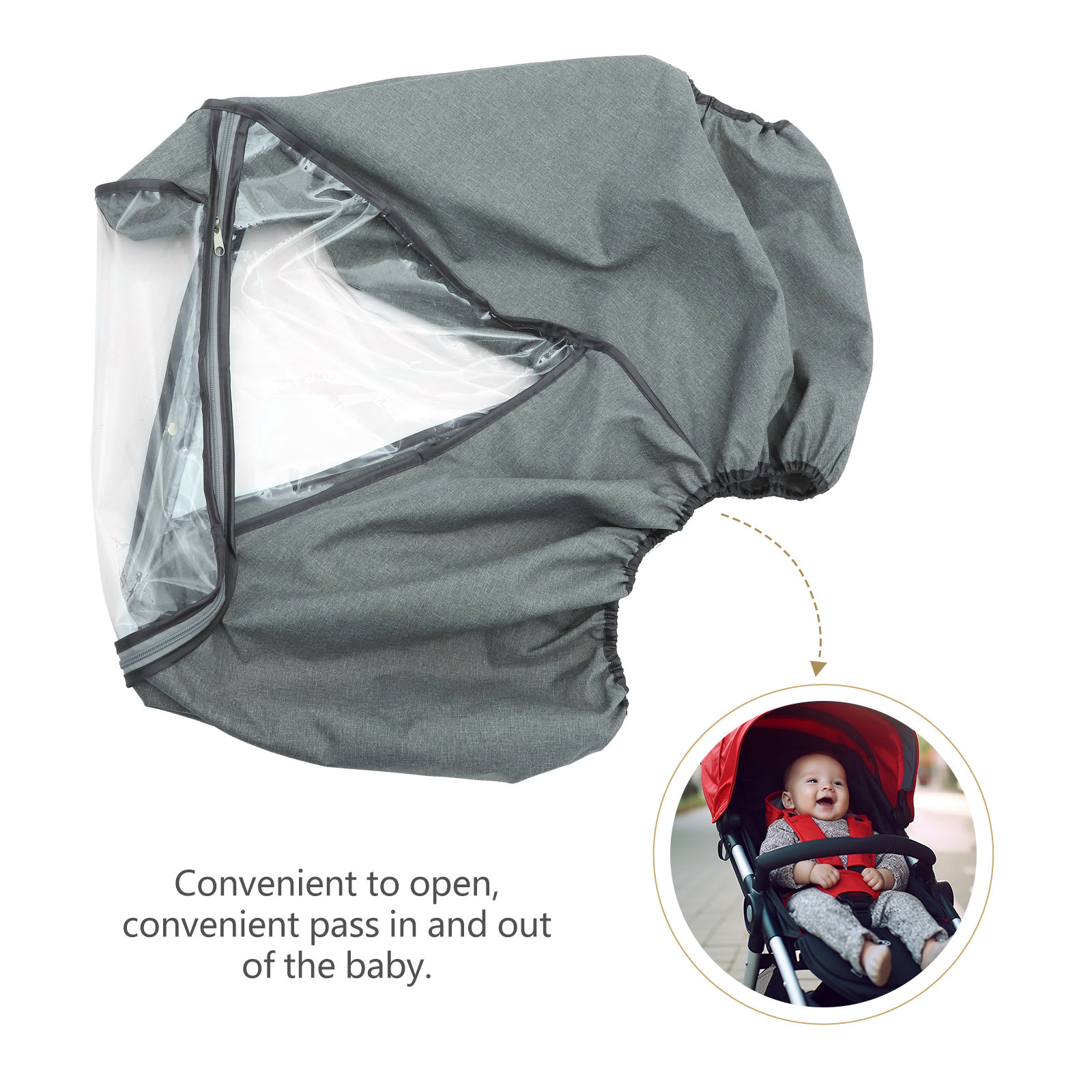 Wodoodporna, wiatroodporna i p – Stroller Rain Cover recenzja i cena