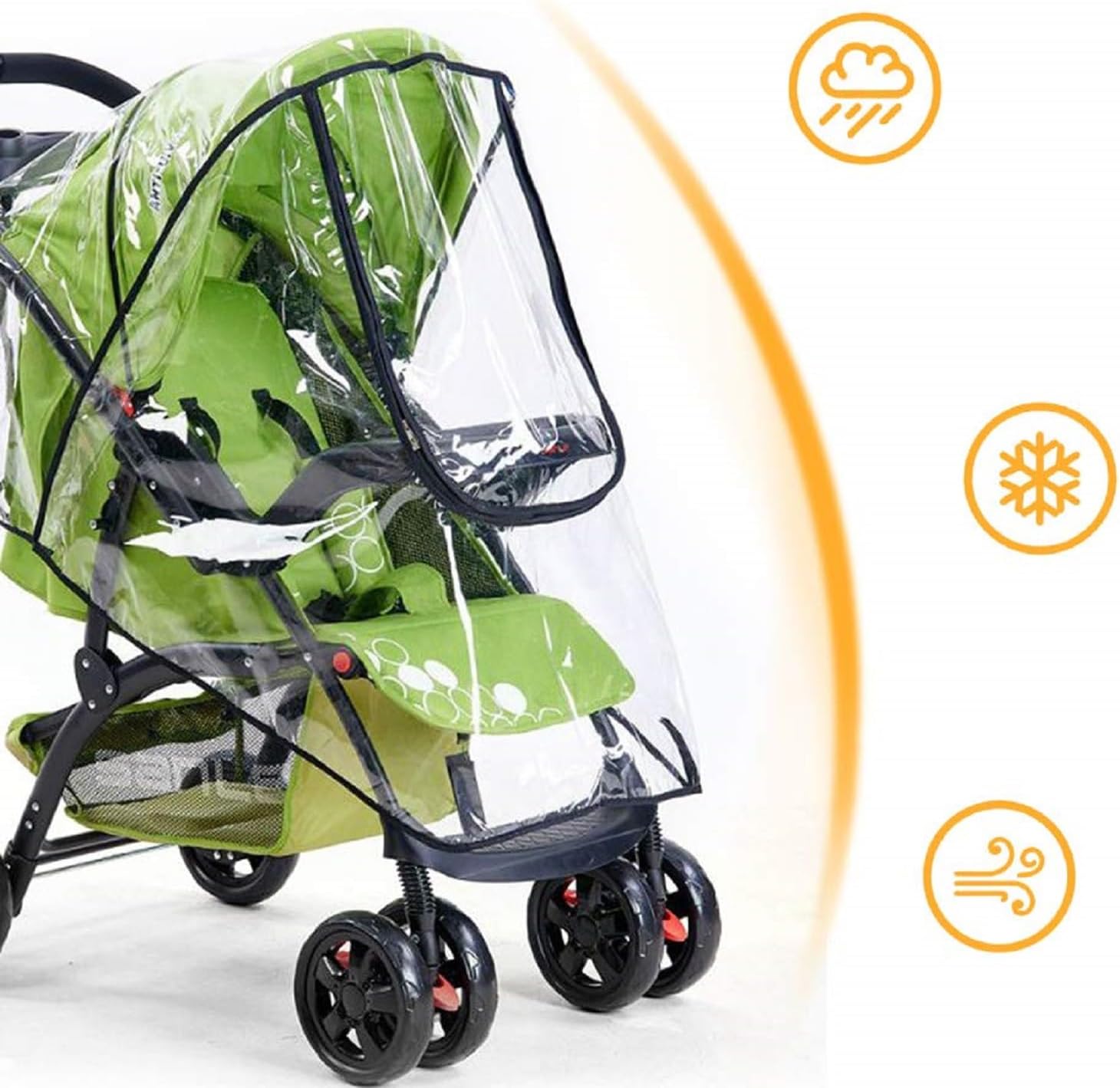 Osłona przeciwdeszczowa wózka  – Stroller Rain Cover recenzja i cena