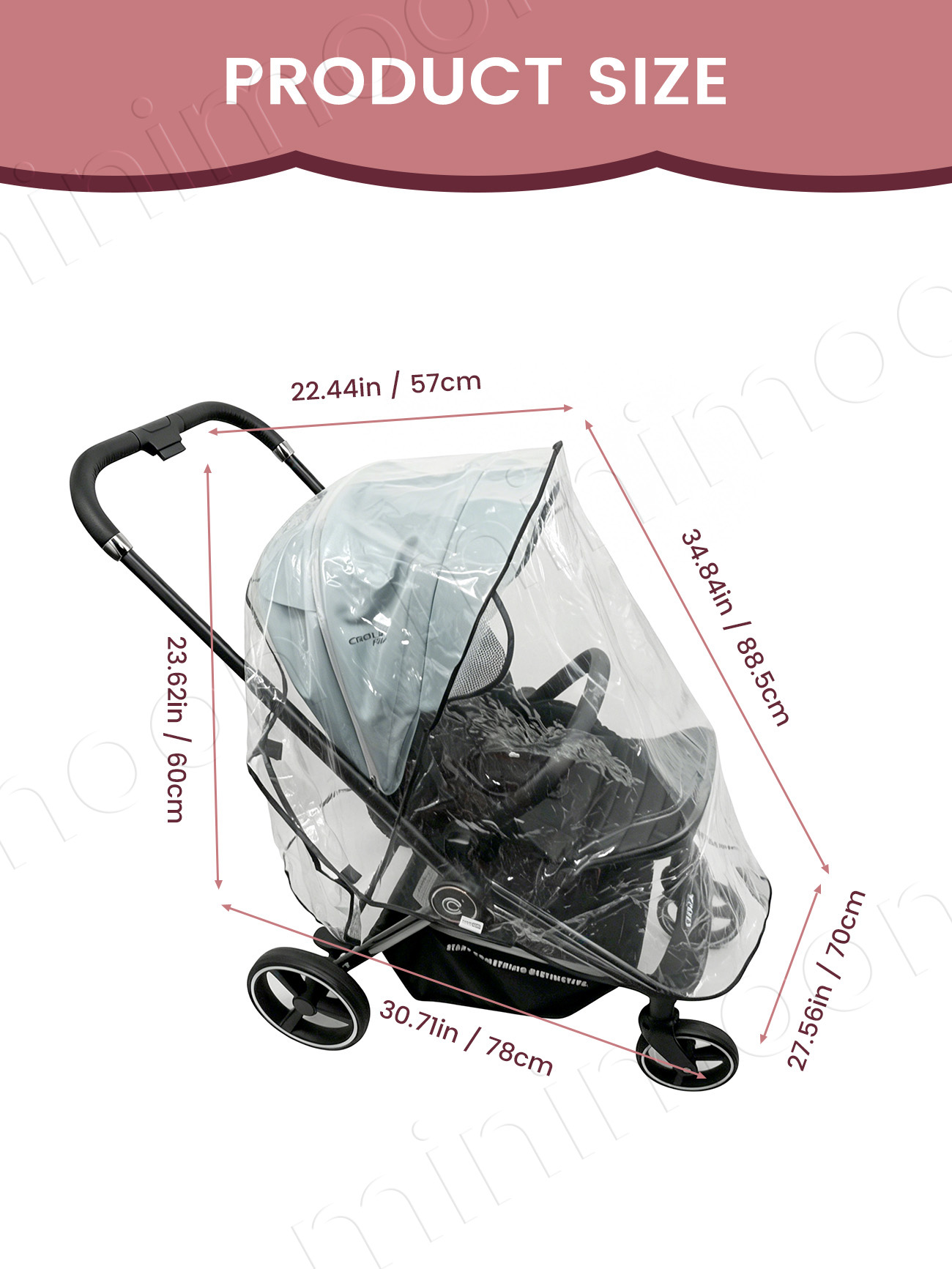 Uniwersalny, wodoodporny pokro – Stroller Rain Cover recenzja i cena