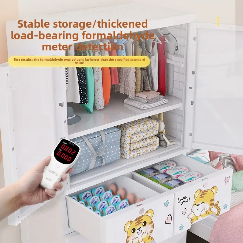 Gruba plastikowa szafa z pięci – Baby Products Storage Box recenzja i cena