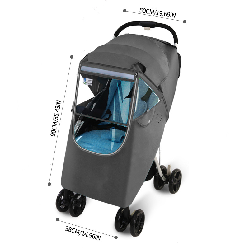 Osłona przeciwdeszczowa do wóz – Stroller Rain Cover recenzja i cena