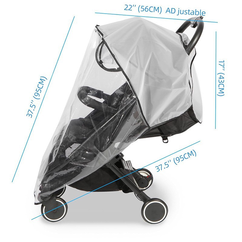 Uniwersalny pokrowiec przeciwd – Stroller Rain Cover recenzja i cena