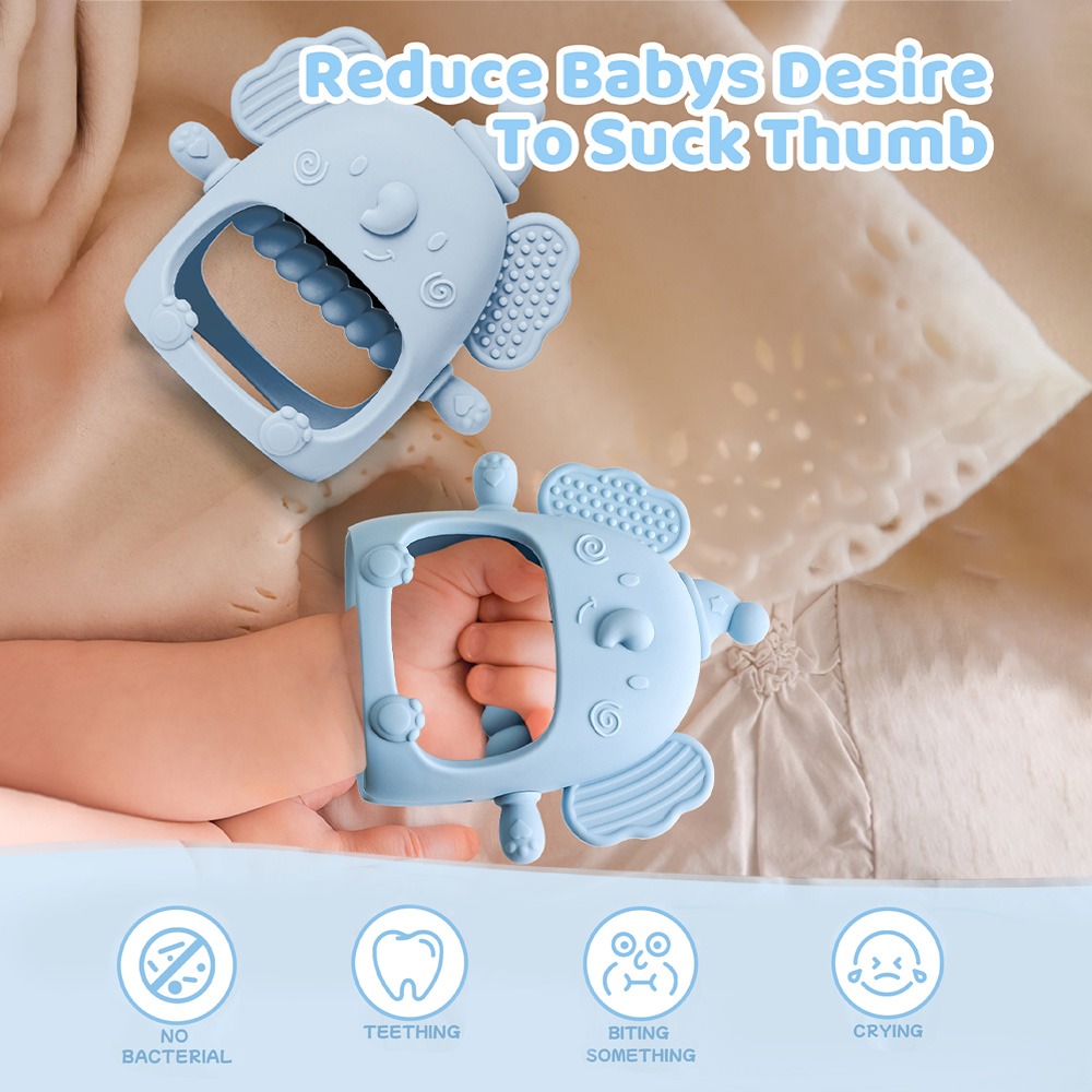 2 SZT. Silikonowe Rękawiczki G – Teething Mitten Baby recenzja i cena